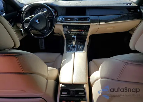 2012 BMW 740 Li из США, поврежденный, VIN WBAKB4C51CC576827